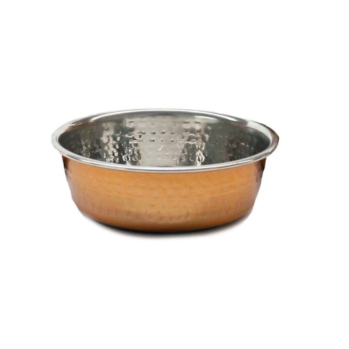 Rosewood Hammered Copper Pet Bowl 940ML