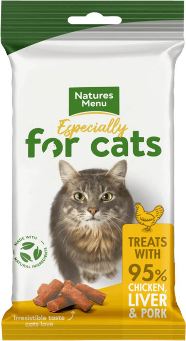 Natures Menu Chicken & Liver Mini Treats for Cats