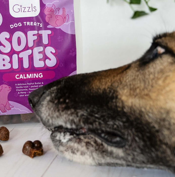 Gizzls Soft Bites – Calming Dog Treats 300g