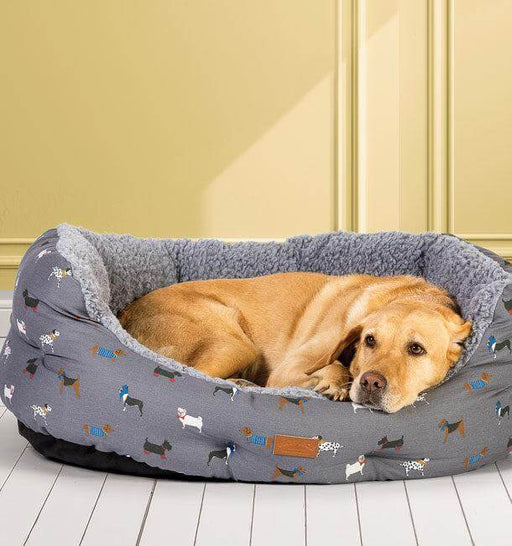 Danish Design FatFace Marching Dogs Deluxe Slumber Dog Beds & Bowls Danish Designs