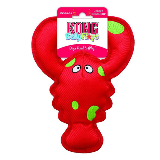 KONG Belly Flops Lobster Dog Toys KONG