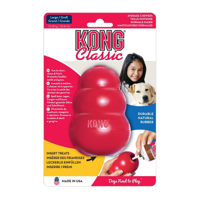 KONG Classic Red Dog Toys KONG