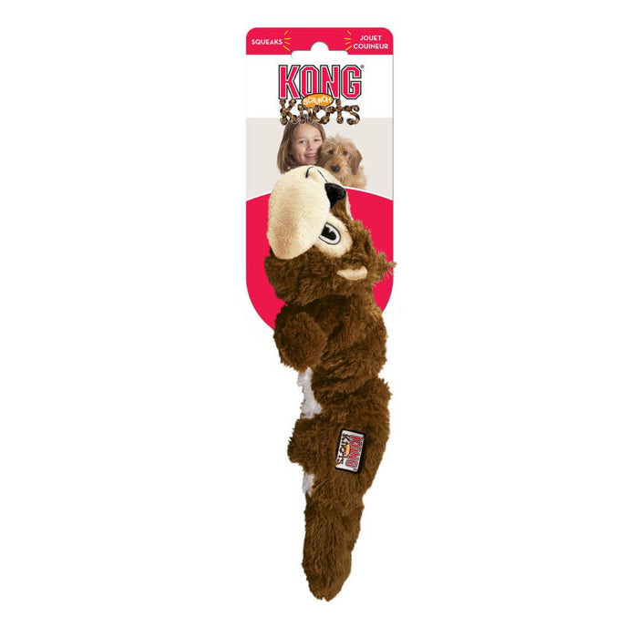 Kong Scrunch Knots Squirrel Dog Toys KONG