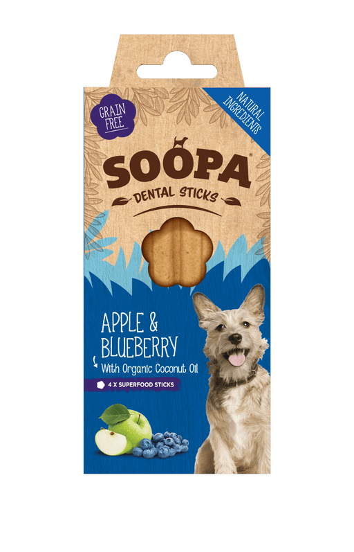 Soopa Apple & Blueberry Dental Sticks Soopa